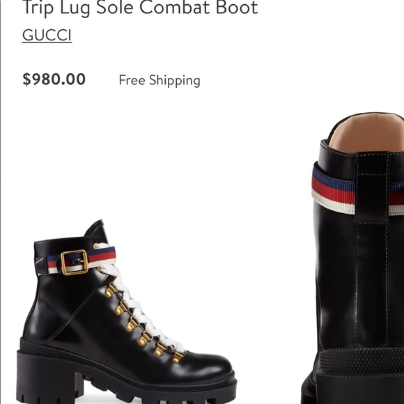 trip lug sole combat boot